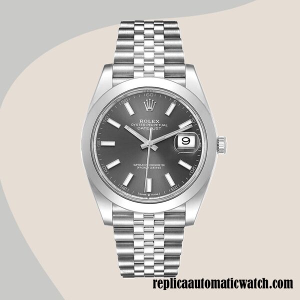 replica automatic Rolex Datejust Men's Rolex Calibre 2836/2813 m126300-0008 12mm Hands and Markers - Image 2